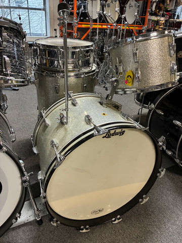 Ludwig 1967 Hollywood Silver Sparkle - 4 Piece