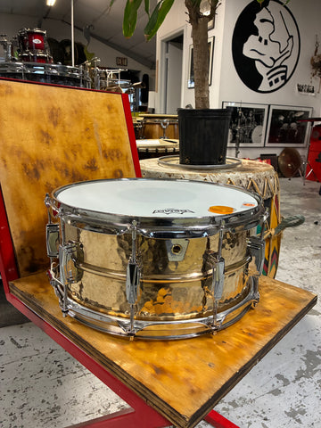 Ludwig 1980's Bronze Monroe 10-Lug Snare Drum (6.5" x 14")